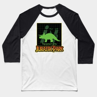 Ingen Files #03 (Triceratops) - Jurassic Park Baseball T-Shirt